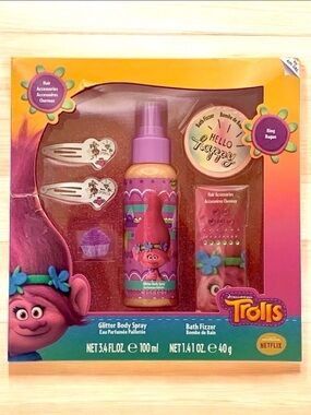 Trolls Pink Bath & Body Gift Set